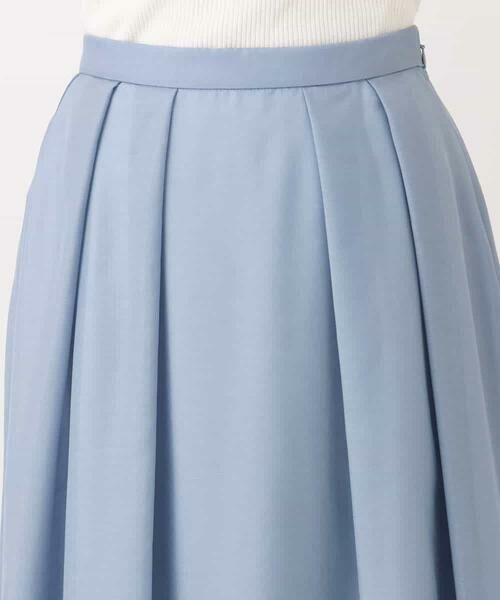 OFUON / オフオン ロング・マキシ丈スカート | タックフレアーシアースカート/洗える | 詳細29