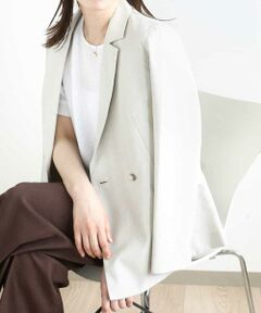 OFUON / オフオン テーラードジャケット | ダブルブレストジャケット/洗える/WEB限定サイズあり