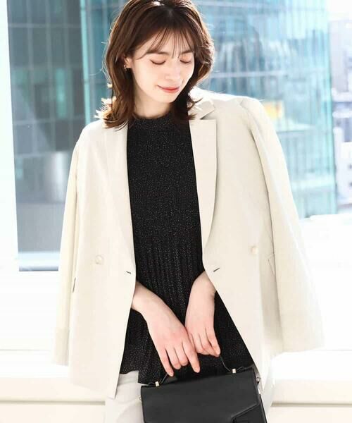 OFUON / オフオン テーラードジャケット | ダブルブレストジャケット/洗える/WEB限定サイズあり | 詳細12