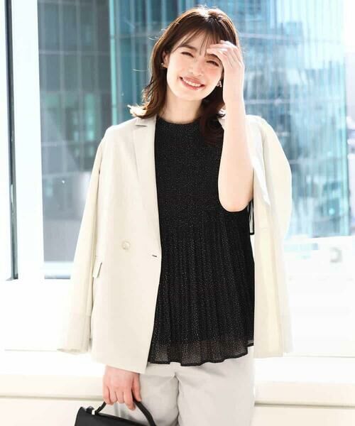 OFUON / オフオン テーラードジャケット | ダブルブレストジャケット/洗える/WEB限定サイズあり | 詳細13