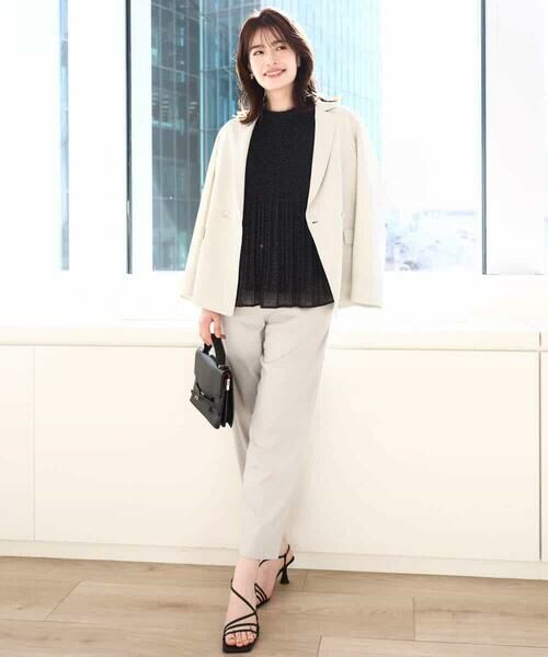 OFUON / オフオン テーラードジャケット | ダブルブレストジャケット/洗える/WEB限定サイズあり | 詳細15