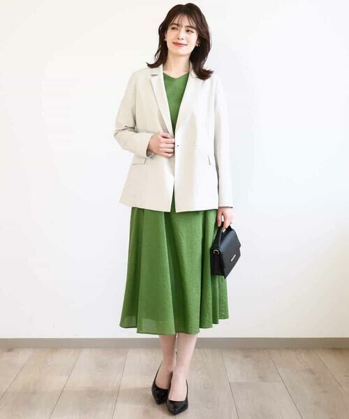 OFUON / オフオン テーラードジャケット | ダブルブレストジャケット/洗える/WEB限定サイズあり | 詳細16