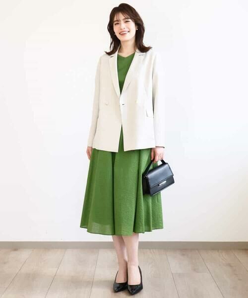 OFUON / オフオン テーラードジャケット | ダブルブレストジャケット/洗える/WEB限定サイズあり | 詳細17