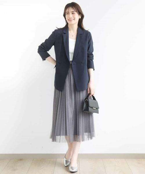 OFUON / オフオン テーラードジャケット | ダブルブレストジャケット/洗える/WEB限定サイズあり | 詳細19