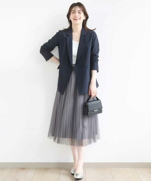 OFUON / オフオン テーラードジャケット | ダブルブレストジャケット/洗える/WEB限定サイズあり | 詳細20