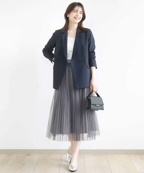 OFUON / オフオン テーラードジャケット | ダブルブレストジャケット/洗える/WEB限定サイズあり | 詳細21