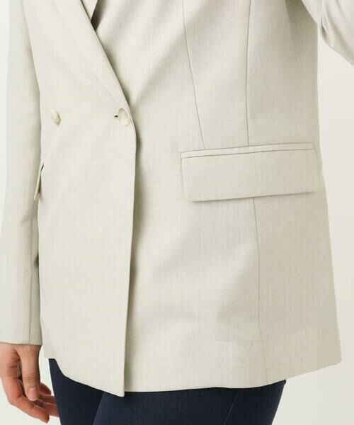 OFUON / オフオン テーラードジャケット | ダブルブレストジャケット/洗える/WEB限定サイズあり | 詳細28