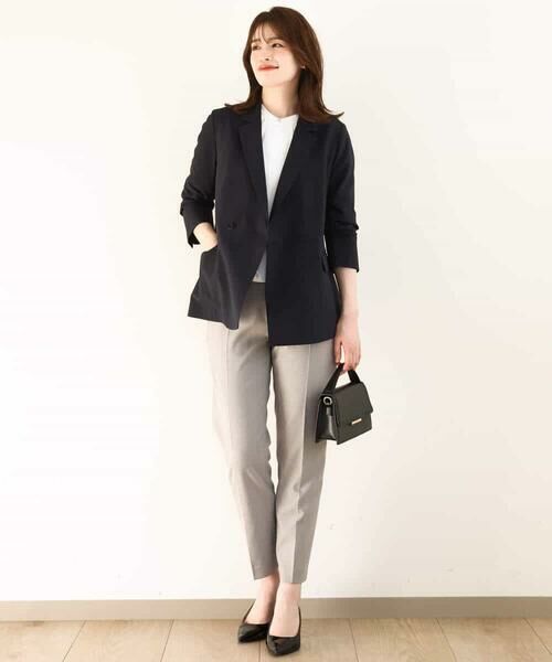 OFUON / オフオン テーラードジャケット | ダブルブレストジャケット/洗える/WEB限定サイズあり | 詳細4