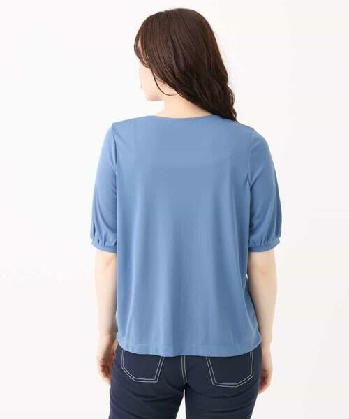 OFUON / オフオン カットソー | ギャザーデザインカットソー/接触冷感・UVカット/洗える/WEB限定サイズあり | 詳細24