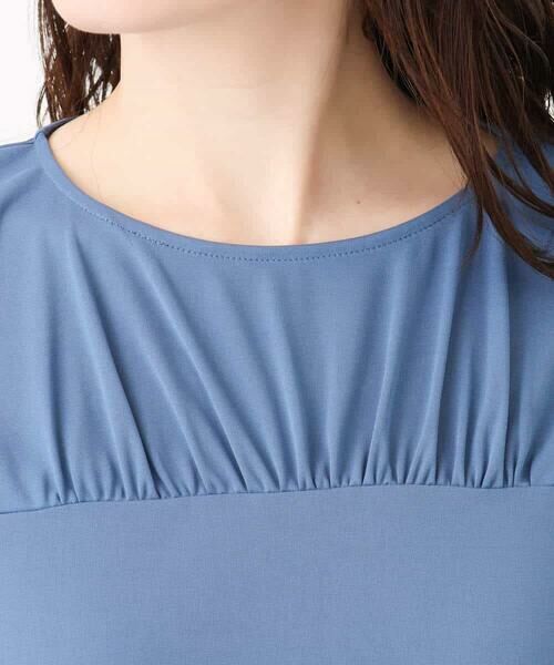 OFUON / オフオン カットソー | ギャザーデザインカットソー/接触冷感・UVカット/洗える/WEB限定サイズあり | 詳細25