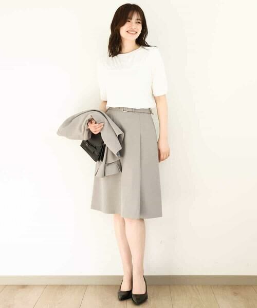 OFUON / オフオン カットソー | ギャザーデザインカットソー/接触冷感・UVカット/洗える/WEB限定サイズあり | 詳細9