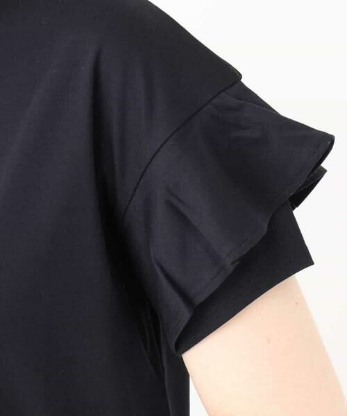 OFUON / オフオン カットソー | フリルデザインスリーブカットソー/接触冷感/洗える/WEB限定サイズあり | 詳細18