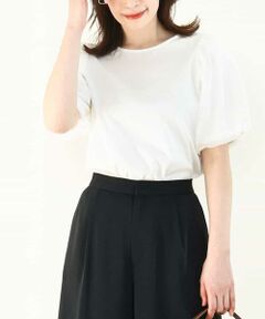 OFUON / オフオン カットソー | ボリュームスリーブカットソー/接触冷感/洗える/WEB限定サイズあり