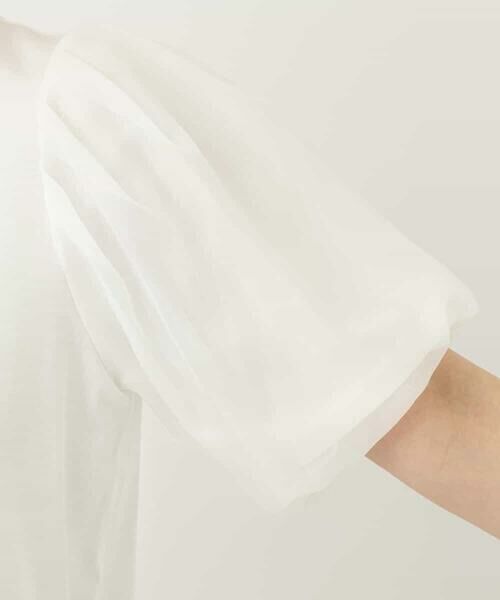 OFUON / オフオン カットソー | ボリュームスリーブカットソー/接触冷感/洗える/WEB限定サイズあり | 詳細15
