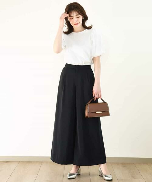 OFUON / オフオン カットソー | ボリュームスリーブカットソー/接触冷感/洗える/WEB限定サイズあり | 詳細2