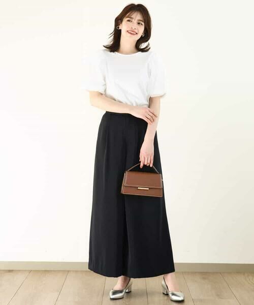 OFUON / オフオン カットソー | ボリュームスリーブカットソー/接触冷感/洗える/WEB限定サイズあり | 詳細3