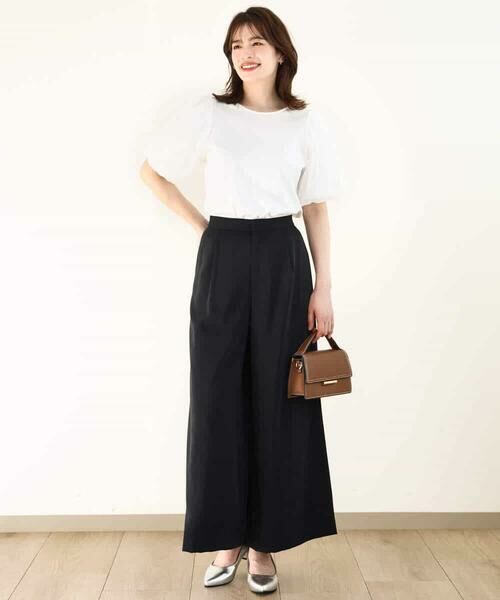 OFUON / オフオン カットソー | ボリュームスリーブカットソー/接触冷感/洗える/WEB限定サイズあり | 詳細4