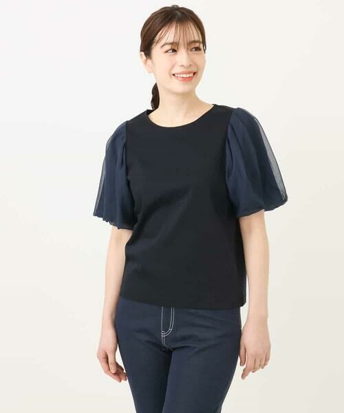 OFUON / オフオン カットソー | ボリュームスリーブカットソー/接触冷感/洗える/WEB限定サイズあり | 詳細6