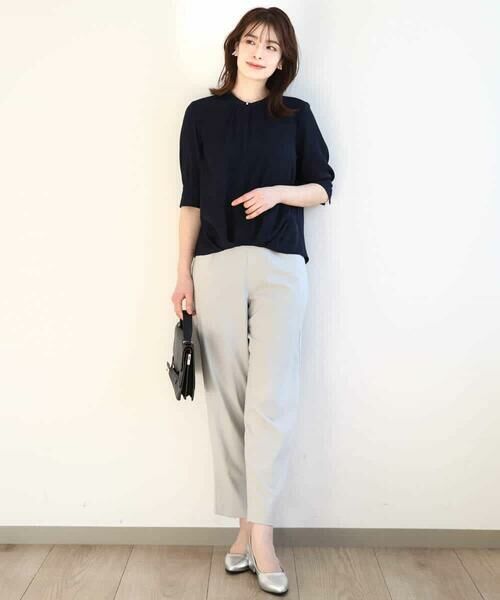 OFUON / オフオン チノ・ワークパンツ | ストレッチテーパードパンツ/洗える | 詳細11