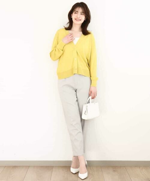 OFUON / オフオン チノ・ワークパンツ | ストレッチテーパードパンツ/洗える | 詳細16