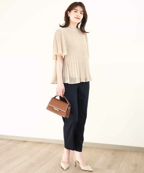 OFUON / オフオン チノ・ワークパンツ | ストレッチテーパードパンツ/洗える | 詳細2