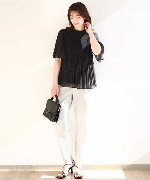 OFUON / オフオン チノ・ワークパンツ | ストレッチテーパードパンツ/洗える | 詳細25