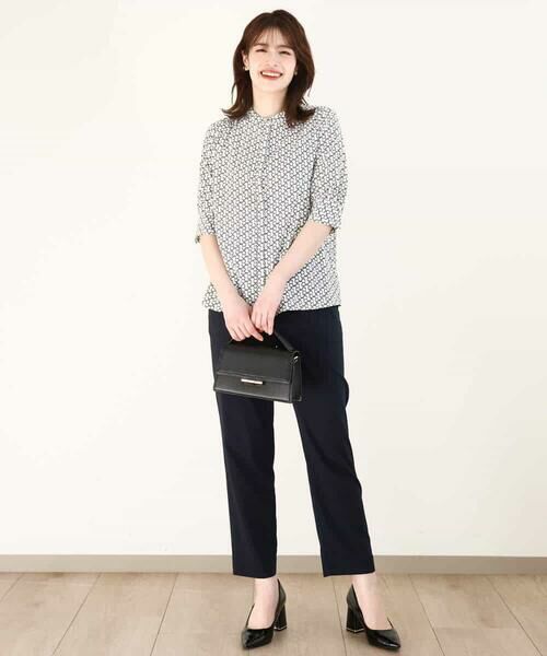 OFUON / オフオン チノ・ワークパンツ | ストレッチテーパードパンツ/洗える | 詳細5