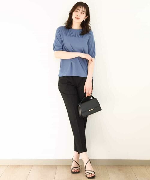 OFUON / オフオン その他パンツ | ストレッチテーパードパンツ/接触冷感/洗える/WEB限定サイズあり | 詳細10