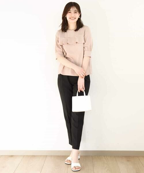 OFUON / オフオン その他パンツ | ストレッチテーパードパンツ/接触冷感/洗える/WEB限定サイズあり | 詳細12