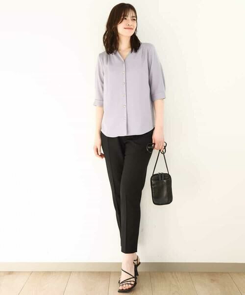 OFUON / オフオン その他パンツ | ストレッチテーパードパンツ/接触冷感/洗える/WEB限定サイズあり | 詳細15