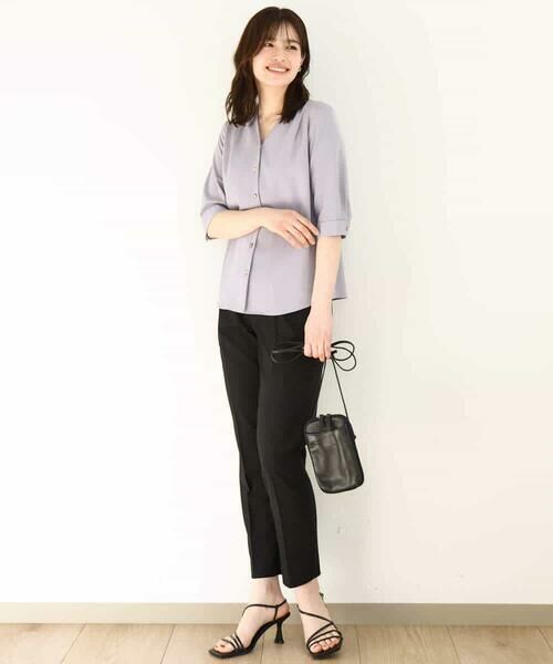 OFUON / オフオン その他パンツ | ストレッチテーパードパンツ/接触冷感/洗える/WEB限定サイズあり | 詳細17