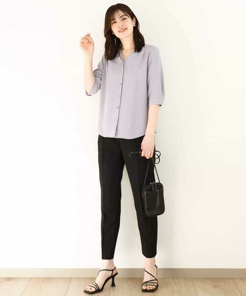 OFUON / オフオン その他パンツ | ストレッチテーパードパンツ/接触冷感/洗える/WEB限定サイズあり | 詳細18