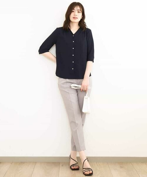 OFUON / オフオン その他パンツ | ストレッチテーパードパンツ/接触冷感/洗える/WEB限定サイズあり | 詳細19