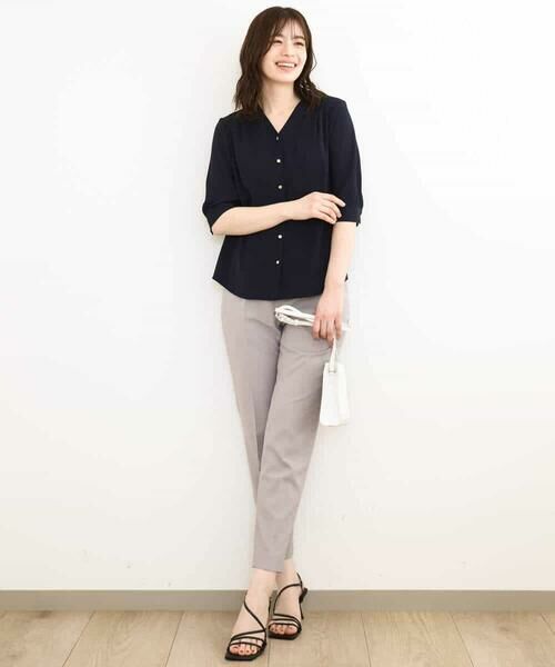 OFUON / オフオン その他パンツ | ストレッチテーパードパンツ/接触冷感/洗える/WEB限定サイズあり | 詳細20