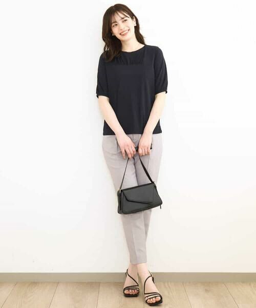 OFUON / オフオン その他パンツ | ストレッチテーパードパンツ/接触冷感/洗える/WEB限定サイズあり | 詳細22