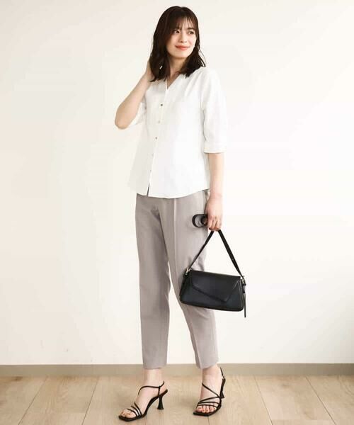 OFUON / オフオン その他パンツ | ストレッチテーパードパンツ/接触冷感/洗える/WEB限定サイズあり | 詳細26