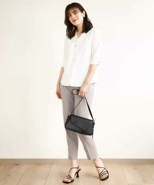 OFUON / オフオン その他パンツ | ストレッチテーパードパンツ/接触冷感/洗える/WEB限定サイズあり | 詳細27