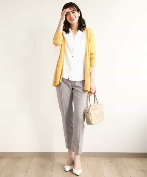 OFUON / オフオン その他パンツ | ストレッチテーパードパンツ/接触冷感/洗える/WEB限定サイズあり | 詳細30