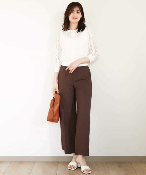 OFUON / オフオン その他パンツ | ストレッチワイドパンツ/接触冷感/洗える/WEB限定サイズあり | 詳細18