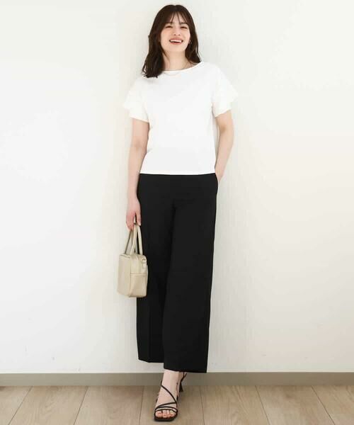 OFUON / オフオン その他パンツ | ストレッチワイドパンツ/接触冷感/洗える/WEB限定サイズあり | 詳細2