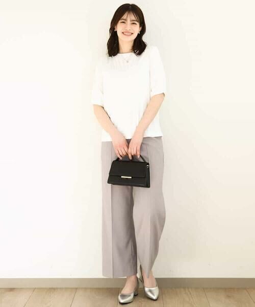 OFUON / オフオン その他パンツ | ストレッチワイドパンツ/接触冷感/洗える/WEB限定サイズあり | 詳細22