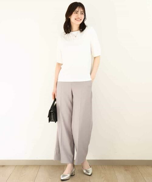 OFUON / オフオン その他パンツ | ストレッチワイドパンツ/接触冷感/洗える/WEB限定サイズあり | 詳細25