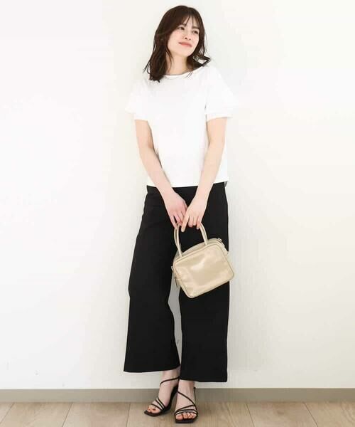 OFUON / オフオン その他パンツ | ストレッチワイドパンツ/接触冷感/洗える/WEB限定サイズあり | 詳細4