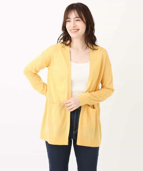 OFUON / オフオン カーディガン・ボレロ | 着流しシアーニットカーディガン/接触冷感/洗える/WEB限定サイズあり | 詳細18