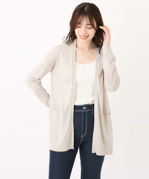 OFUON / オフオン カーディガン・ボレロ | 着流しシアーニットカーディガン/接触冷感/洗える/WEB限定サイズあり | 詳細27