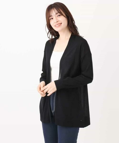 OFUON / オフオン カーディガン・ボレロ | 着流しシアーニットカーディガン/接触冷感/洗える/WEB限定サイズあり | 詳細28