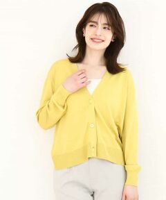 OFUON / オフオン カーディガン・ボレロ | Vネックニットカーディガン/接触冷感/洗える/WEB限定サイズあり