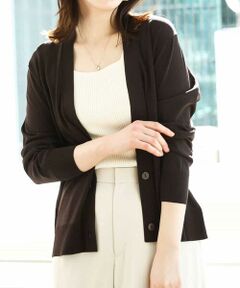 OFUON / オフオン カーディガン・ボレロ | Vネックニットカーディガン/接触冷感/洗える/WEB限定サイズあり
