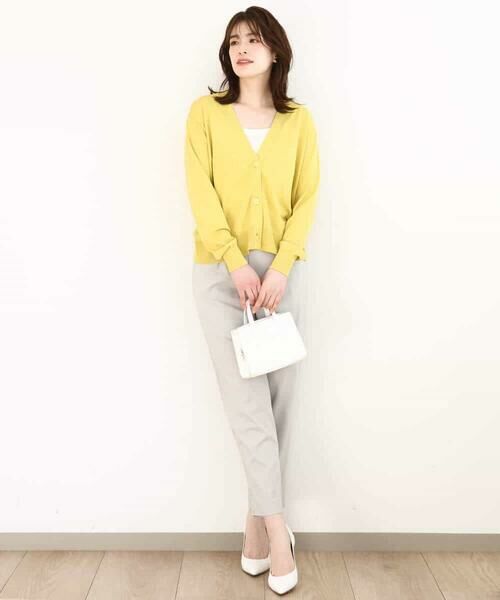 OFUON / オフオン カーディガン・ボレロ | Vネックニットカーディガン/接触冷感/洗える/WEB限定サイズあり | 詳細19
