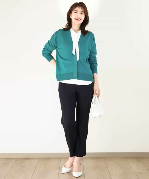 OFUON / オフオン カーディガン・ボレロ | Vネックニットカーディガン/接触冷感/洗える/WEB限定サイズあり | 詳細2